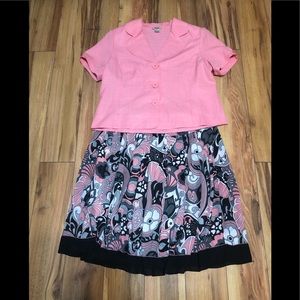 2 piece Voir Collection skirt suit